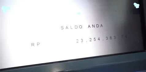 Billy Tunjukkan Saldo Rekeningnya