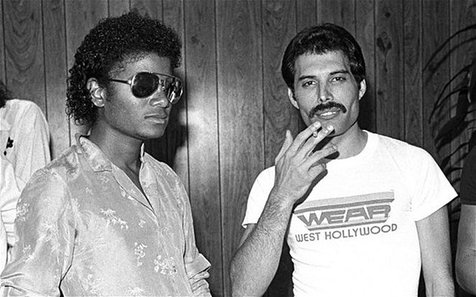 Michael Jackson dan Freddie Mercury @istimewa