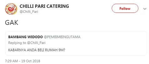 Bantahan Singkat Dari Gibran