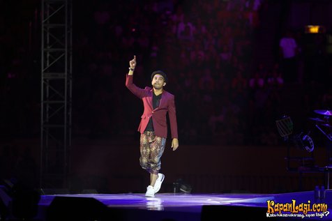 Glenn Fredly singgung soal isu nasional di konsernya © KapanLagi.com®/Bayu Herdianto