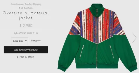 Jaket GUCCI Iqbaal
