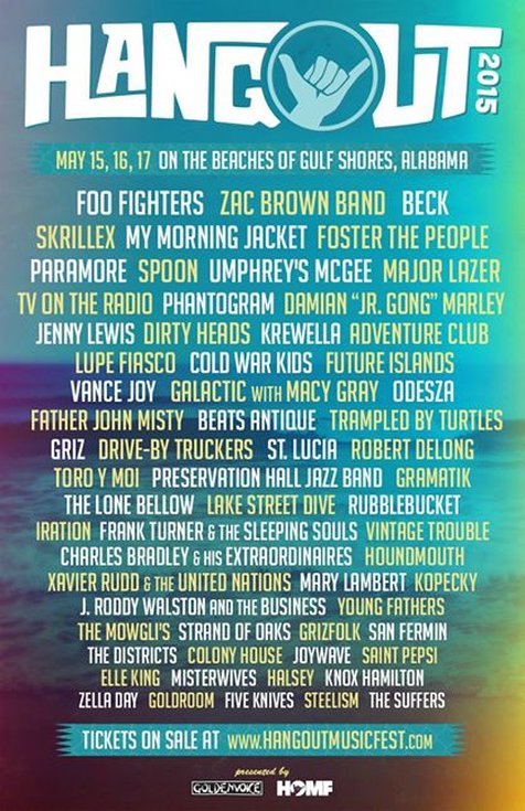 Hangout Fest © The Hangout Beach, Music & Arts Festival Official Facebook