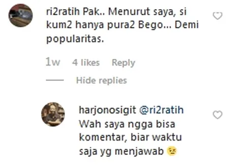 Rajin Jawab Komentar Netizen