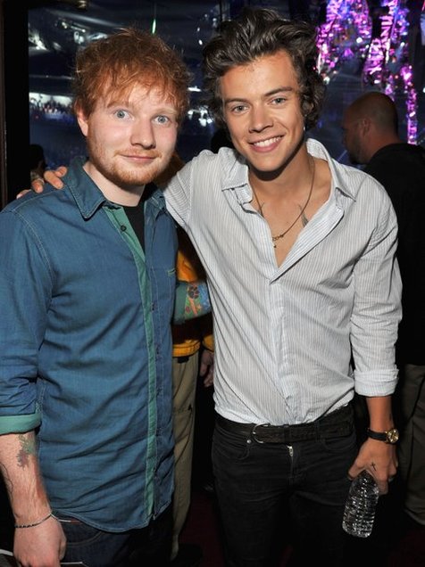 Harry Styles dan Ed Sheeran sudah bersahabat sejak lama 