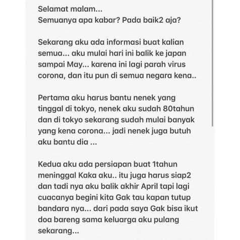Ubah Rencana Awal