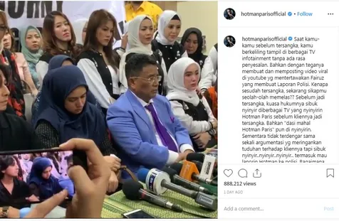 Dulu Tertawa Kini Memelas