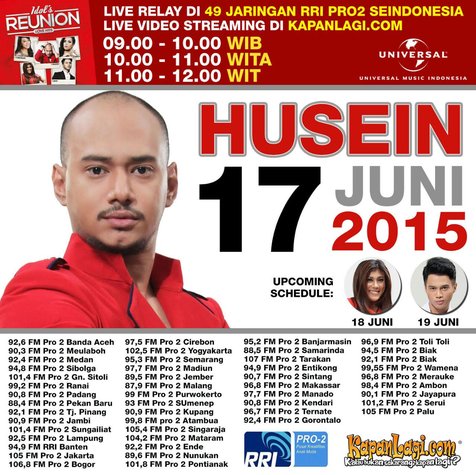 Live Streaming Husein @foto: Universal Music Indonesia