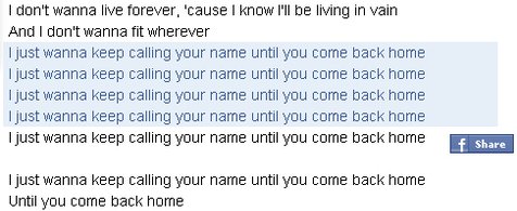 Pada lagu ini, Taylor Swift menyanyikan kata 'until you come back home' sebanyak 13 kali dan merupakan angka favoritnya © lirik.kapanlagi.com