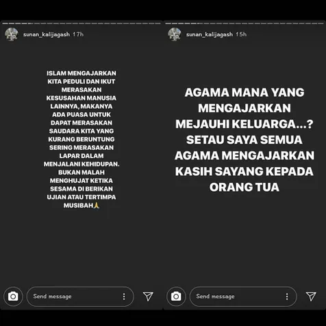 Singgung Soal Ajaran Agama