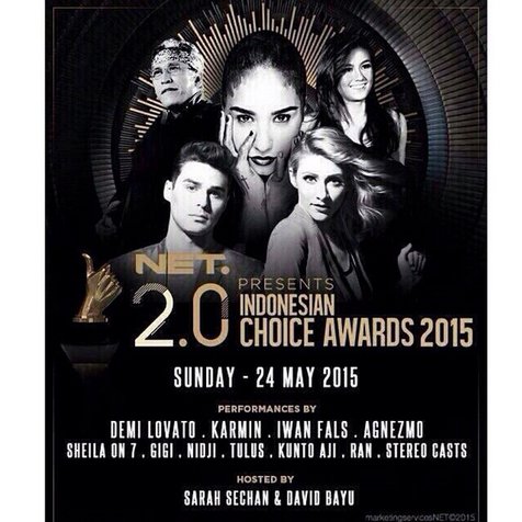 Demi Lovato dan Karmin 'tantang' Agnez Monica di ICA 2015/©instagram.com/nettv