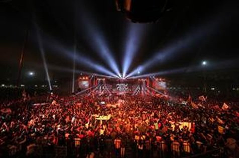 Suasana meriah konser Suara Untuk Negeri ©istimewa