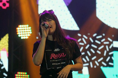 Raisa sedikit tegang menyambut rangkaian turnya © Kapanlagi.com®/Mathias Purwanto