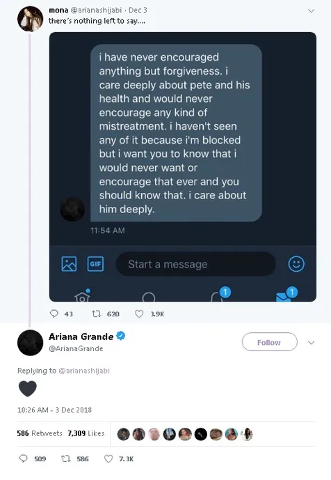 Ariana Tau Ia Diblokir