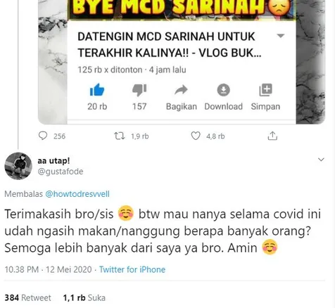 Bahas Soal Donasi