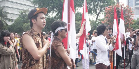 Aksi flashmob untuk Sumpah Pemuda  merdeka.com