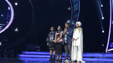 Keempat finalis yang tersisa di babak top 4. instagram.com/indonesianidolid/