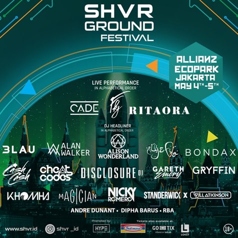 SHVR Ground Festival 2018 akan sajikan beragam keseruan musik EDM. © SHVR