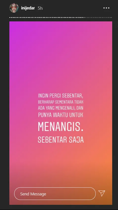 Rasanya Ingin Menangis