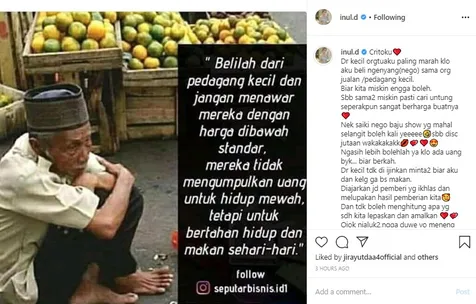 Tak Diajarkan Minta-minta