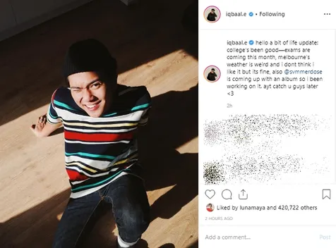 Postingan Iqbaal