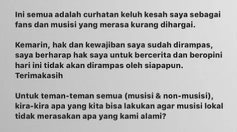 Iqbaal Merasa Hak dan Kewajiban Terampas