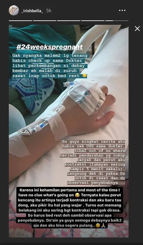 Terjadi Pendarahan dan Kontraksi