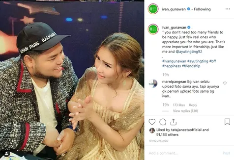 Hubungan Persahabatan Ivan Gunawan dan Ayu Ting Ting