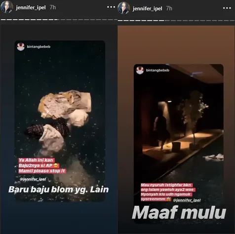 Baru Lempar Baju