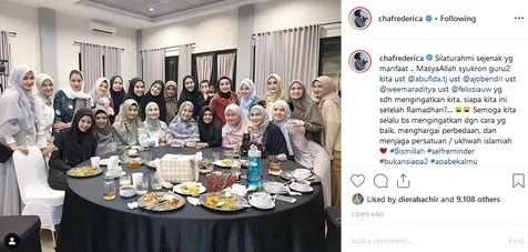 Chacha Frederica Ikut Kajian