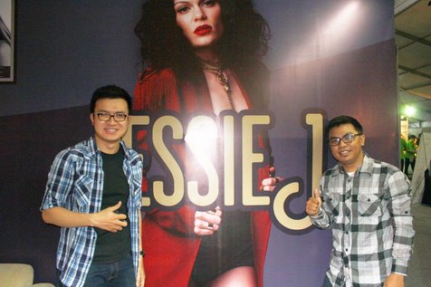 Selamat untuk Alfan Fadhlana dan Luckyanto Hanafie Wijaya yang berhasil menonton Jessie J di JJF 2015 ©KapanLagi.com