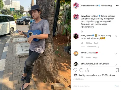 Unggah Foto Jadi Pengamen