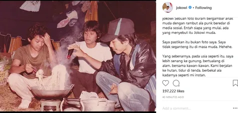 Begini Masa Muda Jokowi