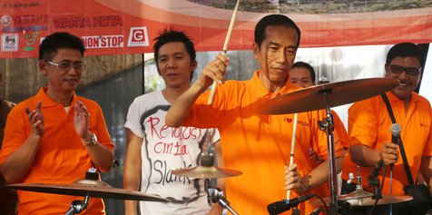 Jokowi - Slank © Merdeka.com