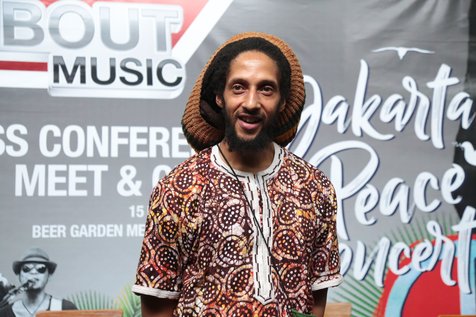 Julian Marley © Kapanlagi/Muhammad Akrom Sukarya