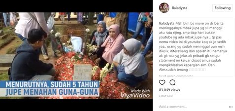 Video yang merekam pernyataan paranormal Ulfa ©instagram/lialadysta