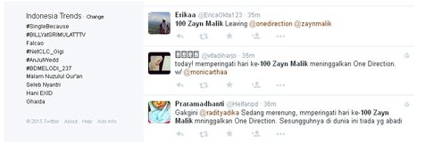 Kesedihan para Directioners tumpah ruah di sosial media ©Twitter