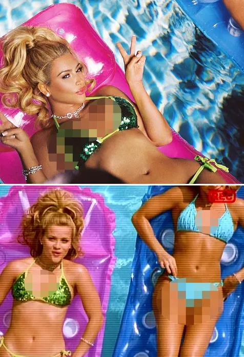Kostum Bikini Juga Mirip Banget!