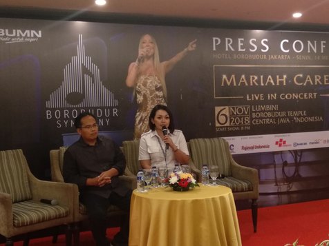 Mariah Carey tetap akan melangsungkan konsernya di Indonesia pada awal November mendatang © KapanLagi.com/Mathias Purwanto