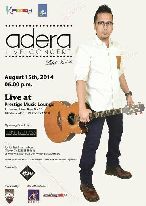 Adera gelar konser tunggal