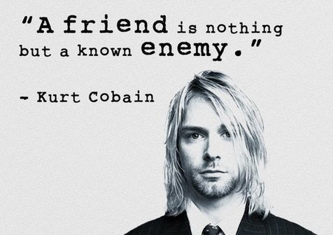 Kurt Cobain © Kurt Cobain Official Facebook