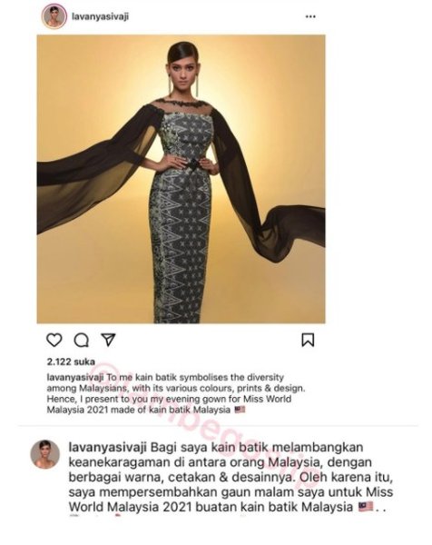 Ramai Dibully Netizen Indonesia, Miss World Malaysia Minta Maaf 