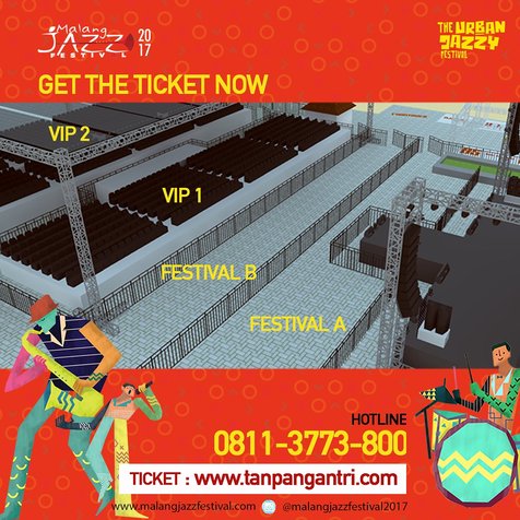 Berbeda dengan tahun sebelumnya, 'MJF 2017' menyediakan kelas VIP dan Festival © Malang Jazz Festival