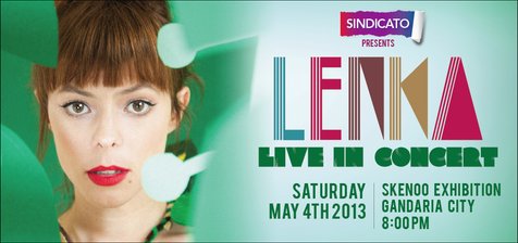 Poster konser Lenka di Jakarta bulan Mei mendatang 