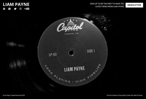 Bergabung dengan Capitol Records, inikah cover untuk album solo Liam Payne? © twitter.com/Real_Liam_Payne