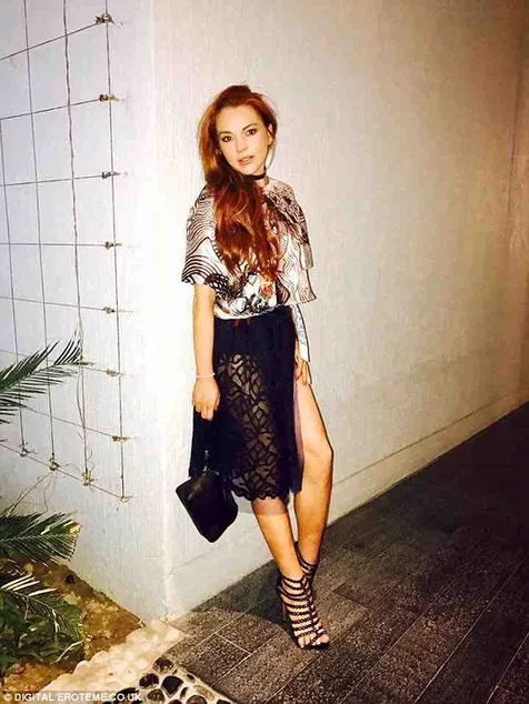 Lindsay Lohan © Daily Mail