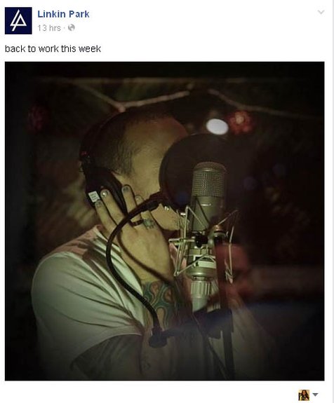 Linkin Park resmi masuk studio rekaman lagi © Facebook.com/LinkinPark