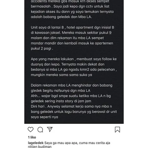 LA Menghindar dari Geledek Penuh Nafsu