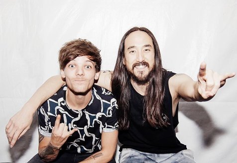 Berawal dari batalnya Calvin Harris tampil di sebuah gig, Louis Tomlinson dan Steve Aoki pun bertemu © instagram.com/louist91