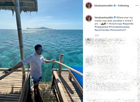 Faisal Nasimuddin Menikmati Liburan