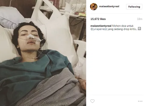 Ini postingan Maia sebelum dihapus Šinstagram/maiaestiantyreal